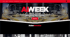 Desktop Screenshot of aiweek.asia