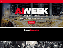Tablet Screenshot of aiweek.asia